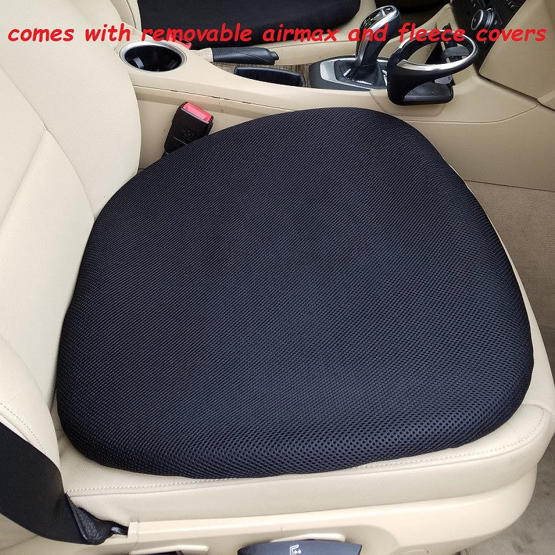 All Season Truck Gel Seat Cushion on a Truck Seat with removable cover