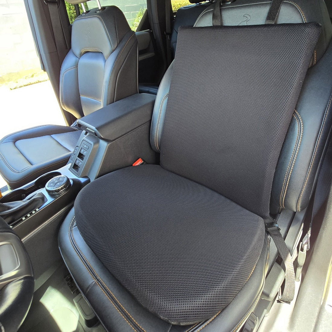 New Low Profile Cocoon of Comfort, Light Weight Gel Seat Cushion for Car/Truck, Ideal for Drivers
