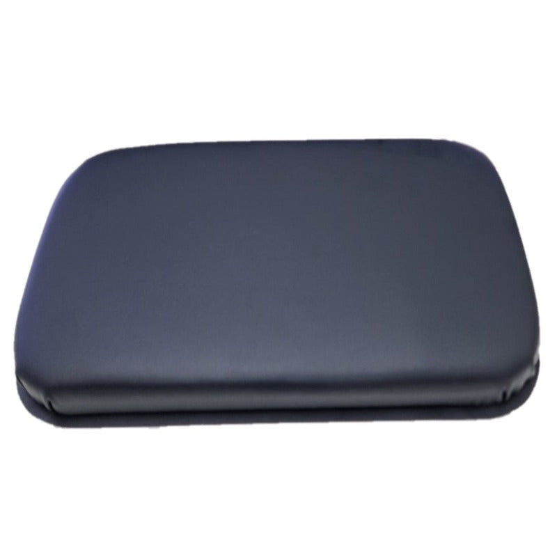 JDM Mugen Style Leather Armrest Cushion Pad – Black PVC, Embroidered Logo, Universal Fit